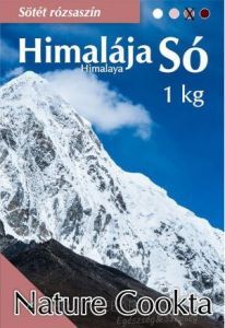 Nature Cookta Himalája só sötétrózsaszín 1000g