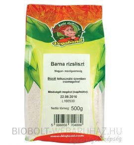 Vegabond Barna Rizsliszt 500g