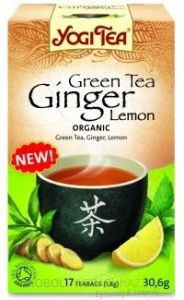 Bio Yogi Zöld tea gyömbérrel citrommal 15 filter 30,6g