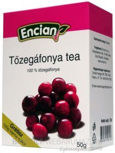 Encian Tőzegáfonya tea 50g+ajándék 100g barna cukor