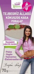 Szafi Reform Tejbegríz állagú kókuszos kása poralap édesítőszerrel 70g