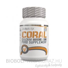 BioTech USA Coral Calcium-Magnesium tabletta 100db