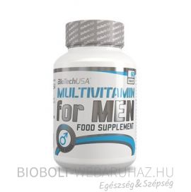 BioTech USA Multivitamin for Men tabletta 60 db