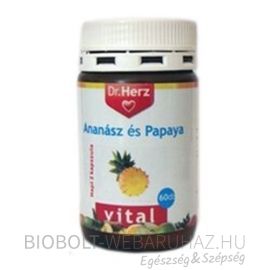 Dr. Herz Ananász-Papaya kapszula 60db
