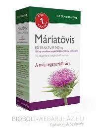 Interherb Napi 1 Máriatövis extraktum kapszula 30 db