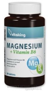 Vitaking Magnézium Citrát + B6-vitamin tabletta 90db