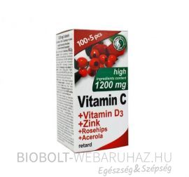 Dr. Chen C-vitamin 1200mg + D3-vitamin + Cink tabletta 105 db