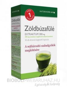 Interherb Napi 1 Zöldbúzafűlé extraktum kapszula 30 db