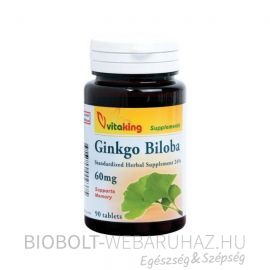 Vitaking Ginkgo Biloba 60mg tabletta 90db