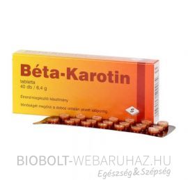 Béta-karotin tabletta 40 db