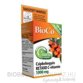 BioCo Csipkebogyós C-vitamin 1000 mg retard tabletta 100db