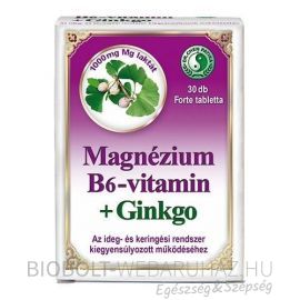 Dr. Chen Magnézium B6-vitamin +Ginkgo tabletta 30 db
