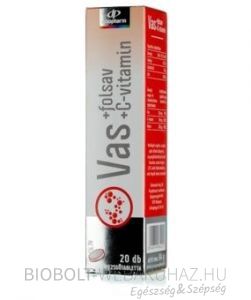Innopharm Vas +C pezsgőtabletta 20 db