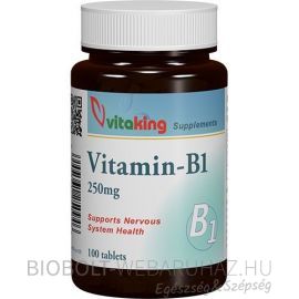 Vitaking B1-vitamin 250mg tabletta 100db