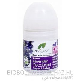 Dr. Organic Bio Levendula Golyós Dezodor 50ml