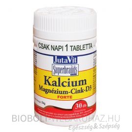 Jutavit Kálcium-magnézium-cink forte tabletta 30db