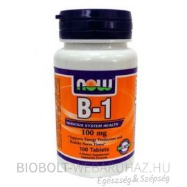NOW B1 VITAMIN 100MG TABLETTA 100DB