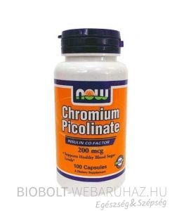 NOW CHROMIUM PICCOLINATE KAPSZULA 100DB
