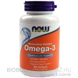 NOW OMEGA 3 GÉLKAPSZULA 100DB
