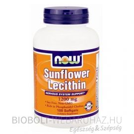 NOW SUNFLOWER LECITIN KAPSZULA 100DB