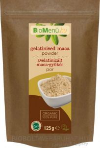 Biomenü Bio Zselatinizált maca gyökér por 125g