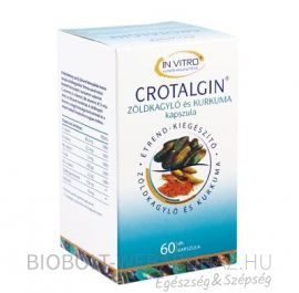 In Vitro Crotalgin Zöldkagyló és Kurkuma kapszula 60db