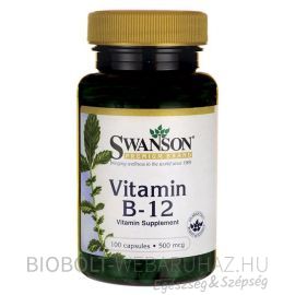 Swanson B12-vitamin kapszula 100db