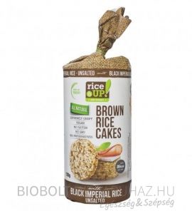 Rice Up Gluténmentes fekete rizses natúr puffasztott szelet 120g