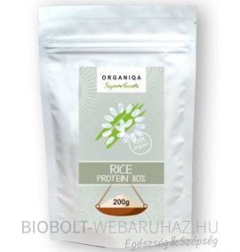 Organiqa Bio Natúr rizsfehérje por 200g