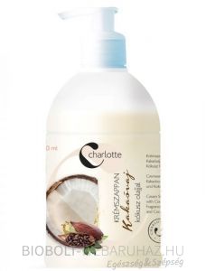 Charlotte krémszappan kakaóvaj illattal - kókuszolajjal 500ml