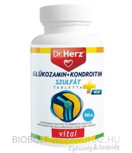 Dr. Herz glükozamin+kondroitin szulfát+msm tabletta 60db