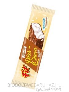 Fit puffasztott rizs- quinoa szelet tejcsokoládé bevonatban 18g