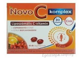 Novo C komplex c-vitamin d3+cink 30db
