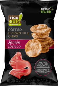 Rice Up Gluténmentes rizs chips ibériai sonkás 60g