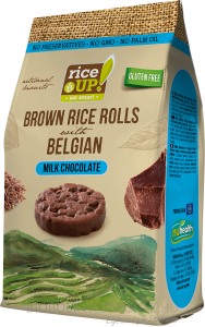Rice Up Tejcsokoládés barna rizs snack 50g