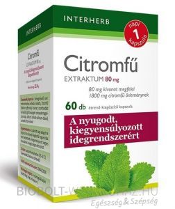 Interherb Napi 1 citromfű extraktum 80 mg kapszula 60db 