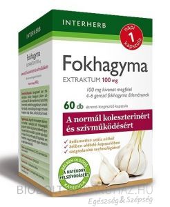 Interherb Napi1 fokhagyma extraktum 100 mg kapszula 60db