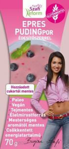 Szafi Reform Epres pudingpor 70g