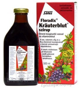 Salus Floradix Krauterblut szirup 500ml