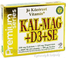 Jó Közérzet Prémium Kal+Mag+D3+Se kapszula 30db