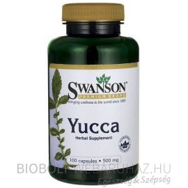 Swanson Yucca 500mg kapszula 100db