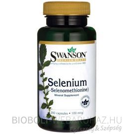 Swanson Szelén 100mcg kapszula 200db