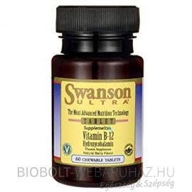 Swanson B12-vitamin 1000mcg rágótabletta 60db
