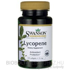 Swanson Lycopen 10mg lágyzselatin kapszula 120db
