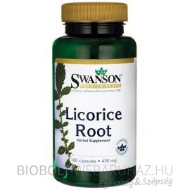 Swanson Édesgyökér kivonat 450mg kapszula 100db