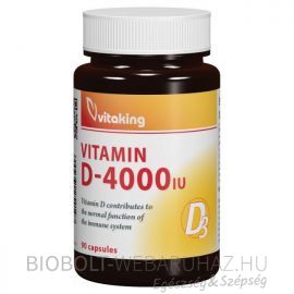 Vitaking D3-vitamin 4000NE kapszula 90db