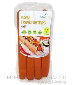 Well Well Vegán frankfurti négyes chilis 200g
