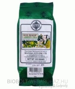 MlesnA Zöld tea Soursop ízzel 100g
