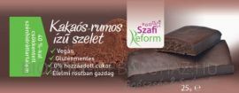 Szafi Reform Kakaós-rumos ízű szelet 25g