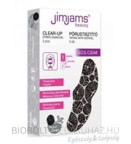 Jimjams Beauty Pórustisztító tapasz aktív szénnel 3db